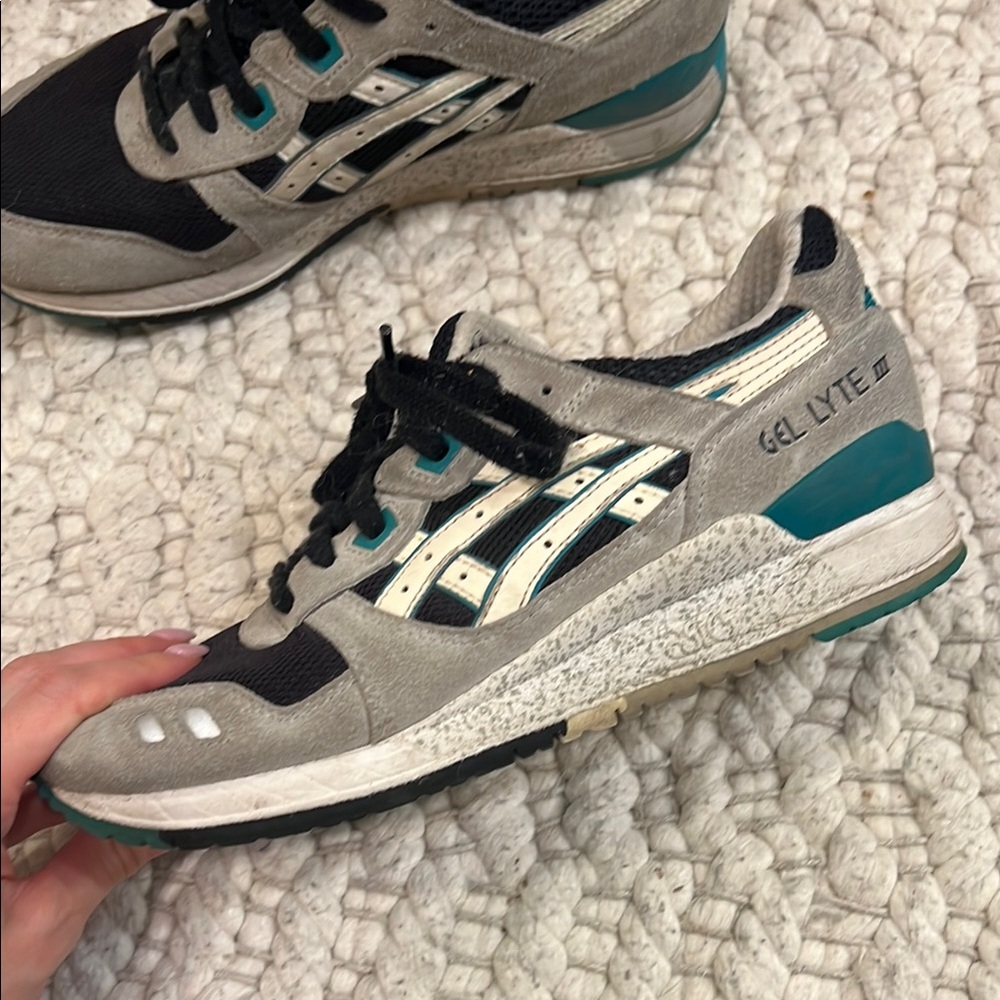 Asics Gel Lyte III Women's Sneakers - Black, Gray, Teal